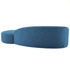 Divã Recamier Orgânico França 200cm Lado Direito Linho - Amar