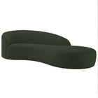 Divã Recamier Orgânico França 200cm Lado Direito Linho Doce S