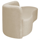 Divã Recamier Orgânico Tokyo 160cm Lado Direito Bouclé - Amar