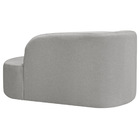 Divã Recamier Orgânico Tokyo 160cm Lado Direito Bouclé - Doce