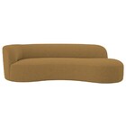 Divã Recamier Orgânico Tokyo 160cm Lado Direito Bouclé - Doce