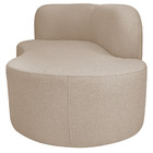 Divã Recamier Orgânico Tokyo 160cm Lado Direito Linho - Amare