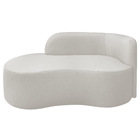 Divã Recamier Orgânico Tokyo 160cm Lado Esquerdo Bouclé - Doc