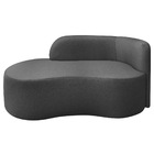 Divã Recamier Orgânico Tokyo 160cm Lado Esquerdo Linho - Amar