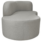 Divã Recamier Orgânico Tokyo 160cm Lado Esquerdo Linho - Amar