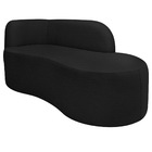 Divã Recamier Orgânico Tokyo 180cm Lado Direito Linho - Amare