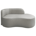 Divã Recamier Orgânico Tokyo 180cm Lado Direito Linho - Doce