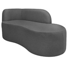 Divã Recamier Orgânico Tokyo 180cm Lado Direito Linho - Doce