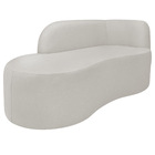 Divã Recamier Orgânico Tokyo 180cm Lado Esquerdo Bouclé - Doc