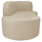 Divã Recamier Orgânico Tokyo 180cm Lado Esquerdo Bouclé - Doc