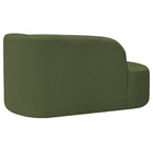 Divã Recamier Orgânico Tokyo 180cm Lado Esquerdo Linho - Verde