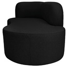 Divã Recamier Orgânico Tokyo 200cm Lado Direito Linho - Amare