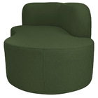 Divã Recamier Orgânico Tokyo 200cm Lado Direito Linho - Amare