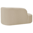 Divã Recamier Orgânico Tokyo 200cm Lado Esquerdo Bouclé - Ama