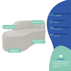 Divã Recamier Orgânico Tokyo 200cm Lado Esquerdo Bouclé - Ama