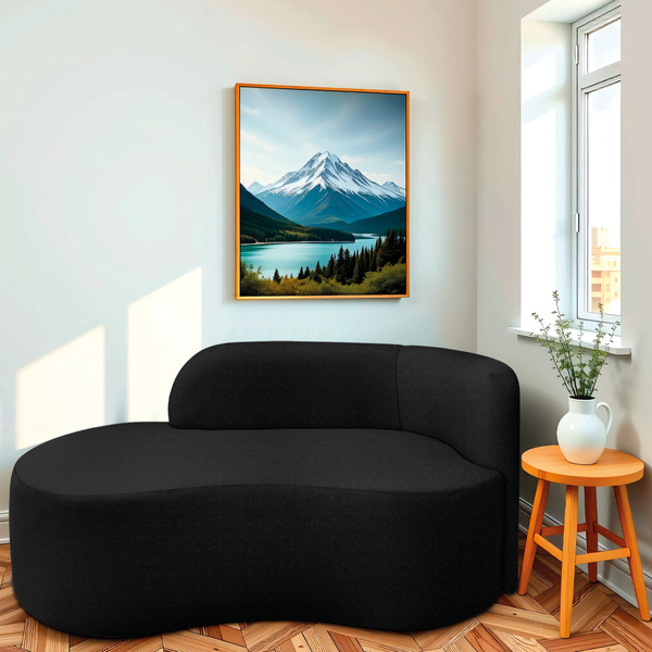 Divã Recamier Orgânico Tokyo 200cm Lado Esquerdo Linho - Amar