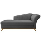 Diva Recamier Vanessa 140cm Lado Esquerdo Linho - Doce Sonho