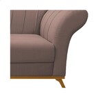 Diva Recamier Vanessa 140cm Lado Esquerdo Linho - Doce Sonho