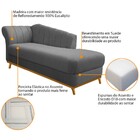 Diva Recamier Vanessa 160cm Lado Esquerdo Linho - Doce Sonho