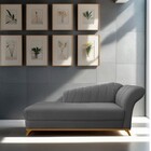 Diva Recamier Vanessa 160cm Lado Esquerdo Linho - Doce Sonho