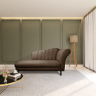 Divã Recife Suede 165 Cm Pés Torneado Tabaco - D'rossi - Marr