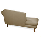 Divã Recife Suede Marrom Rato 165 Cm Pés Chanfrado Castanho M