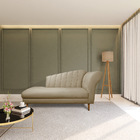 Divã Recife Suede Marrom Rato 165 Cm Pés Chanfrado Castanho M