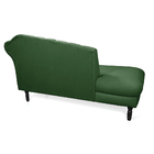 Divã Recife Suede Verde 165 Cm Pés Torneado Tabaco - D'rossi