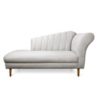 Divã Recife Veludo 165 Cm Pés Chanfrado Castanho - D'rossi -