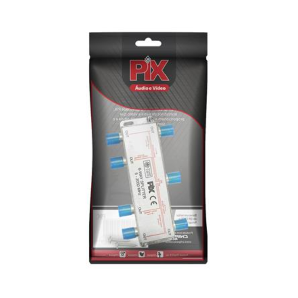 Divisor Alta - 6 Vias - 5-2050 Mhz