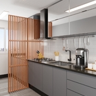 Divisória Ripada de Madeira MDF Carvalho York 250x60cm Moldurama