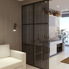 Divisória Ripada de Madeira MDF Preto 60x220cm Moldurama