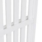 Divisório Ripada de Madeira MDF Branco 60x220cm Moldurama