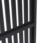 Divisório Ripada de Madeira MDF Preto 60x220cm Moldurama