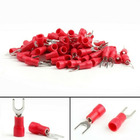 Dmti 1000un Terminal Forquilha Garfo Pré Isolado Vermelho 1,5