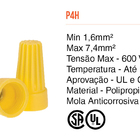 Dmti 100 Conectores De Torção Emenda Para Fios Cabos - Até 7,