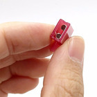 Dmti 100un Kit Terminal Bandeira Total Isolado Vermelho 1,5mm