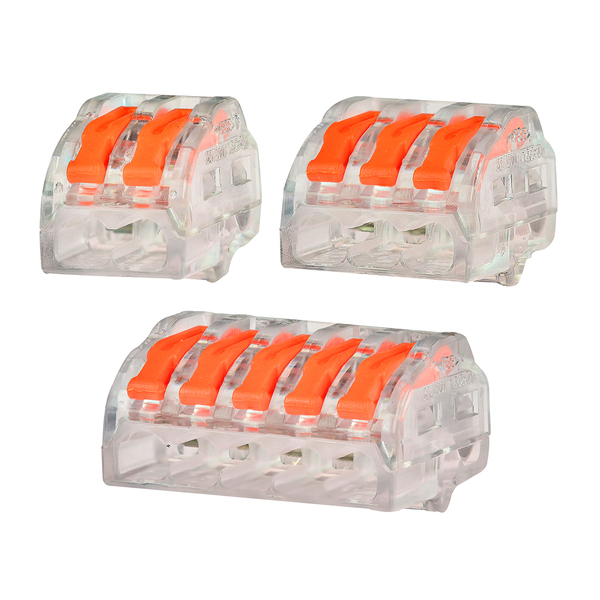 Dmti 100x Kit Conector Emenda Rápida Derivação Borne 2 3 5 Fi