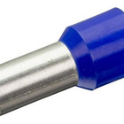 Dmti 100x Kit Terminal Tubular Ilhós 50mm Azul Pré Isolado E5