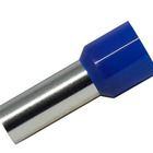 Dmti 100x Kit Terminal Tubular Ilhós 50mm Azul Pré Isolado E5