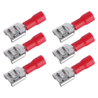 Dmti 200un Terminal Fêmea Pré-isolado 0,5mm A 1,5mm Vermelho