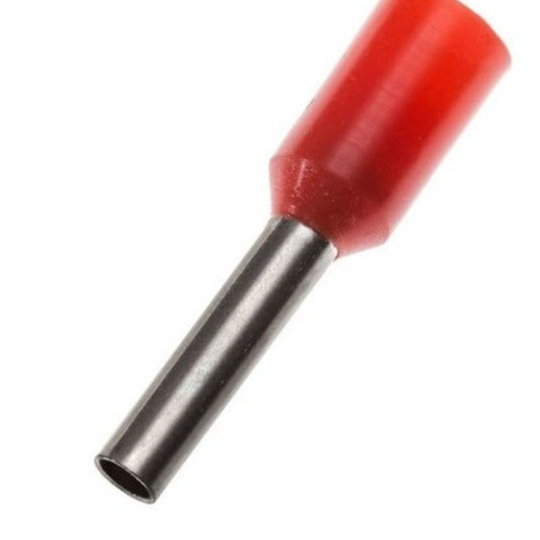 Dmti 200un Terminal Tubular Ilhós Conector 1,0mm Pré Isolado