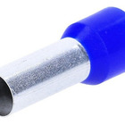 Dmti 20x Kit Terminal Tubular Ilhós 50mm Azul Pré Isolado E50