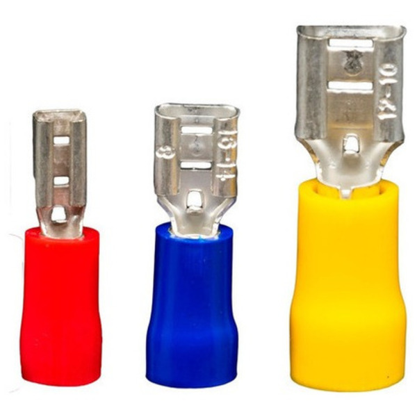 Dmti 250un Kit Terminal Fêmea Faston Pré-isolado 0,5 A 6,0mm