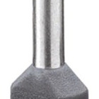 Dmti 500 X Terminal Conector Tubular Ilhós Duplo 0,75mm Cinza