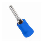 Dmti 500un Terminal Pino Agulha Pre Isolado 1,5mm A 2,5mm Azul