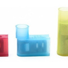 Dmti 50un Kit Terminal Elétrico Bandeira Fêmea Isolado 0,5 A