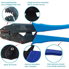 Dmti Alicate Crimpar Terminal Mc4 Painel Solar + Par De Chaves