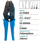 Dmti Alicate Crimpar Terminal Mc4 Painel Solar + Par De Chaves