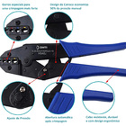 Dmti Alicate De Crimpar Terminal Pré E Isolado 0,25 A 6mm